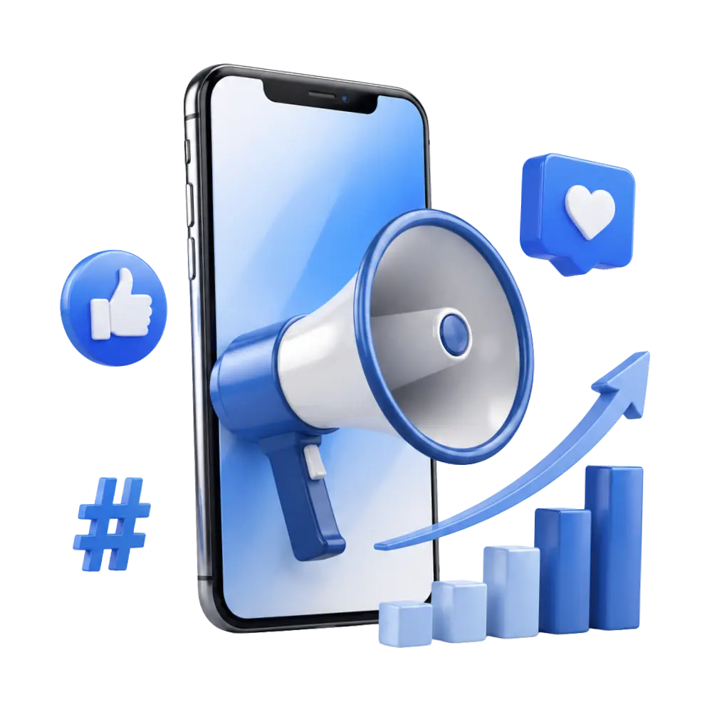 Digital Marketing & Lead Generation illustration